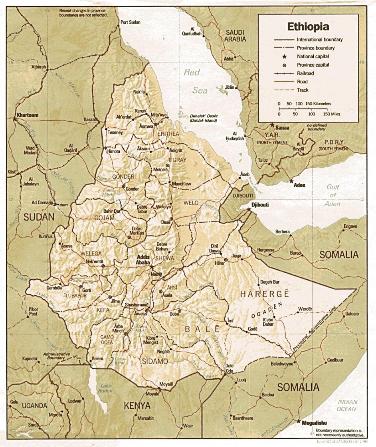 stari Etiopiji karti