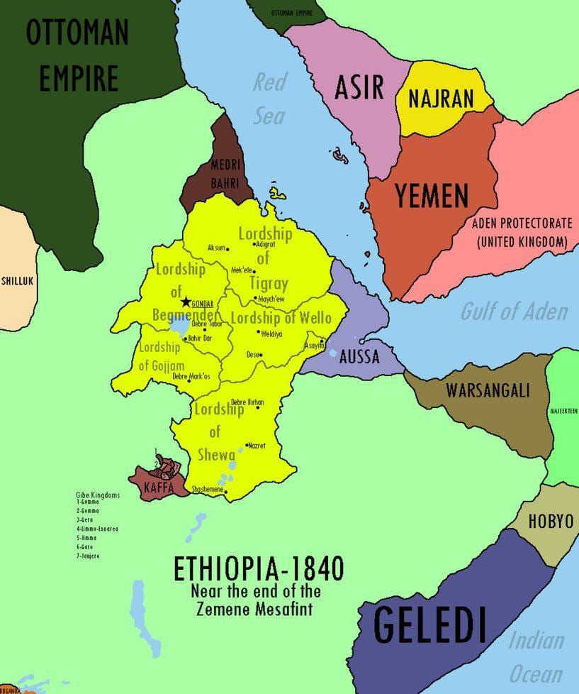karta Etiopske carstva