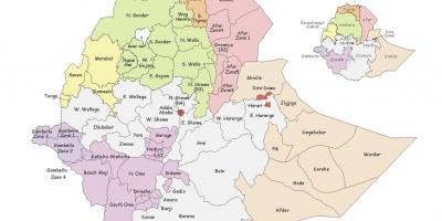 Эфиоп karti regije